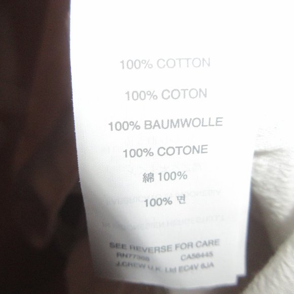 J.Crew White Cotton tank top medium - Picture 6 of 7